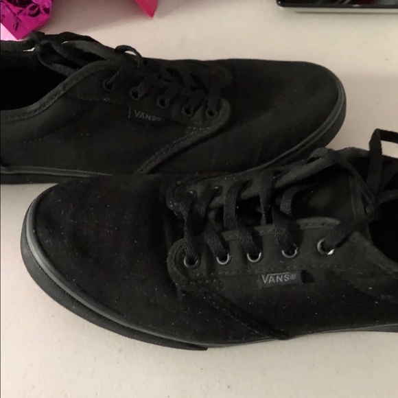 Vans Shoes - Black on Black on Black VANS Sz8